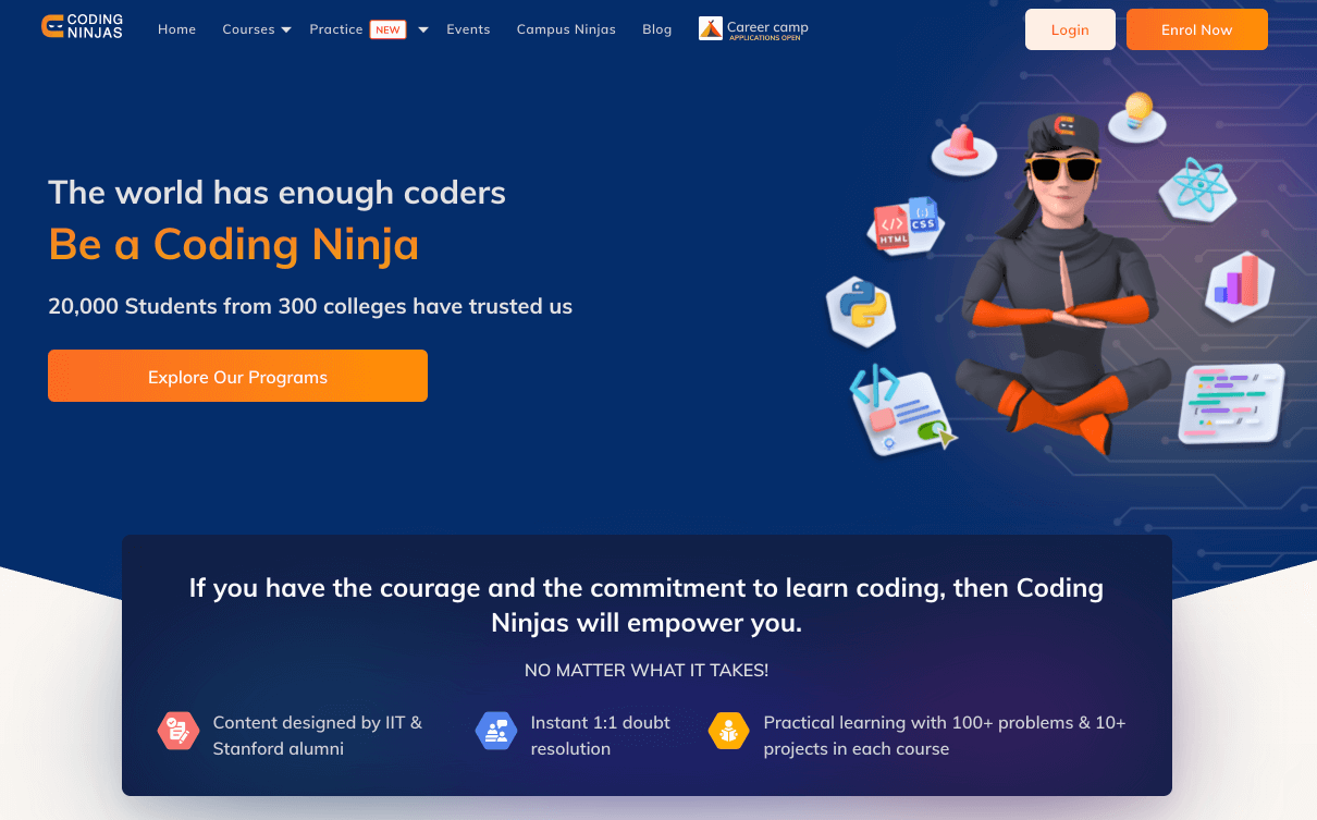 Coding Ninjas Course