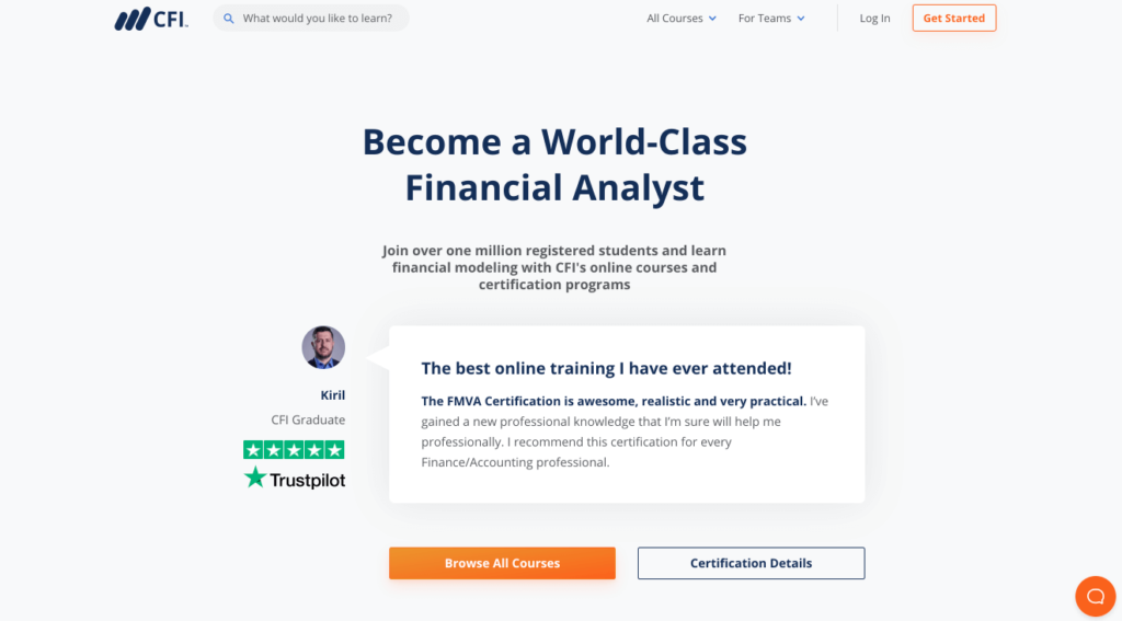 CFI Financial Modeling Courses