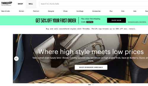 ThredUp, with $73M in Q3 revenue, has been added to our Fashion report